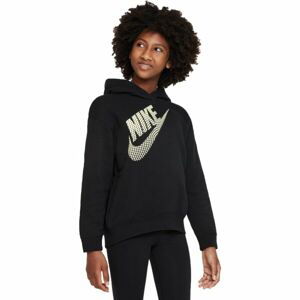 Nike SPORTSWEAR Dívčí mikina, černá, veľkosť L