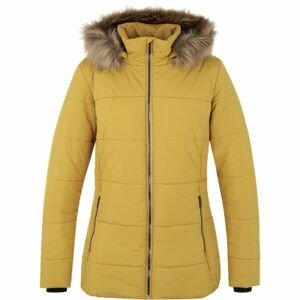 Hannah MAIRI Dámská zimní městská bunda, žlutá, velikost 36
