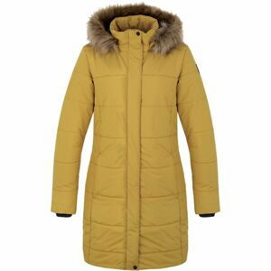 Hannah GEMA Dámský zimní kabát, žlutá, veľkosť 44