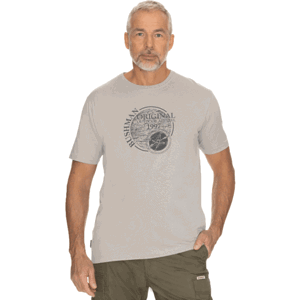 BUSHMAN Pánské tričko Pánské tričko, šedá, velikost L