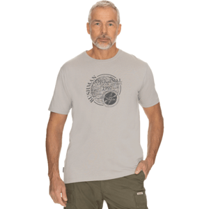 BUSHMAN Pánské tričko Pánské tričko, šedá, velikost M