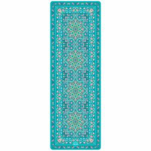 YOGGYS DESIGN YOGA MAT 5.5 MM MARRAKESH Podložka na jógu designová, tyrkysová, velikost UNI