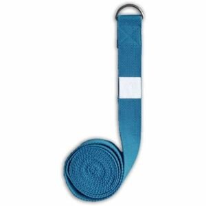 YOGGYS YOGA BELT Protahovací pásek, modrá, velikost