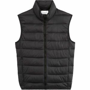 CELIO BULOCK Pánská prošívaná vesta, černá, veľkosť L