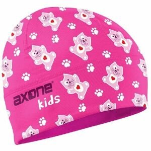 AXONE CATS Dívčí zimní čepice, růžová, velikost UNI