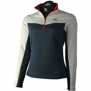 Mico MAGLIA 1/2 COLLO 1/2 ZIP W X-PERF Dámská mikina, tmavě modrá, veľkosť L