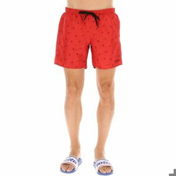Lotto BEACH CLUB SHORTS Pánské koupací šortky, červená, velikost