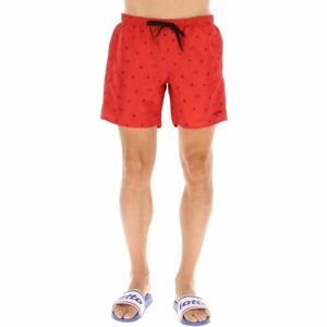 Lotto SHORT BEACH CLUB Pánské koupací šortky, červená, velikost XL