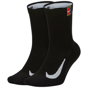 Nike MULTIPLIER CREW Unisexové ponožky, černá, veľkosť 42-46