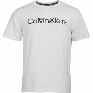 Calvin Klein ESSENTIALS PW S/S Pánské tričko, bílá, velikost S