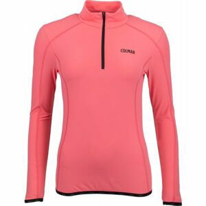 Colmar LADIES SWEATSHIRT Dámská mikina s krátkým zipem, růžová, veľkosť M