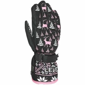 Level JUNIOR Dětské rukavice, černá, velikost iv