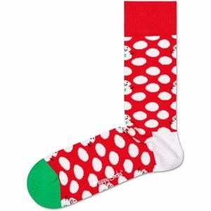 HAPPY SOCKS BIG DOT SNOWMAN Klasické ponožky, červená, velikost 41-46