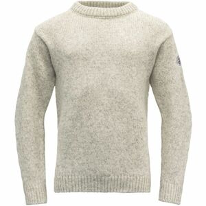 Devold NANSEN WOOL SWEATER Pánský svetr, béžová, velikost