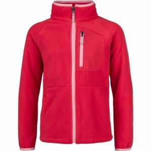 Columbia FAST TREK II FULL ZIP Dětská fleecová mikina, červená, velikost XL