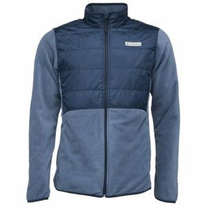 Columbia BASIN BUTTE FLEECE FULL ZIP Pánská hybridní bunda, tmavě modrá, velikost L