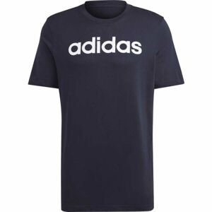 adidas LIN SJ T Pánské tričko, tmavě modrá, velikost L
