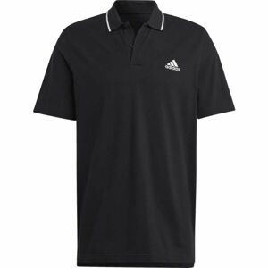 adidas SL POLO PQ PS Pánská polokošile, černá, veľkosť L