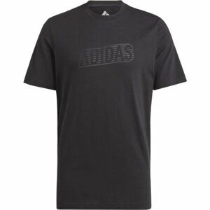 adidas BL PUFF TEE Pánské tričko, černá, velikost M