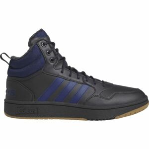 adidas HOOPS 3.0 MID WTR Pánské kotníkové tenisky, černá, veľkosť 41 1/3