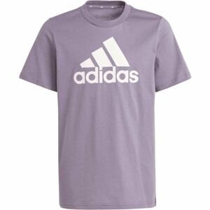 adidas BL TEE Juniorské tričko, vínová, velikost 140