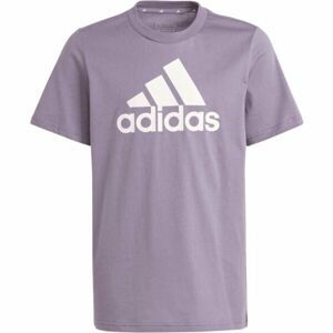 adidas BL TEE Juniorské tričko, vínová, velikost 176