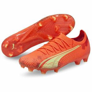 Puma ULTRA ULTIMATE FG/AG Pánské kopačky, oranžová, velikost 45