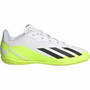 adidas X CRAZYFAST.4 IN J Dětské sálovky, bílá, velikost 28