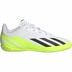 adidas X CRAZYFAST.4 IN J Dětské sálovky, bílá, velikost 34