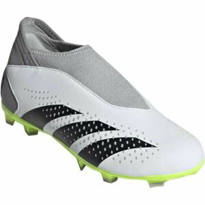 adidas PREDATOR ACCURACY.3 LL FG J Dětské kopačky, bílá, velikost 36 2/3