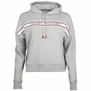 Tommy Hilfiger TH 1985-OH HOODIE PIQUE Pánská mikina, šedá, veľkosť M