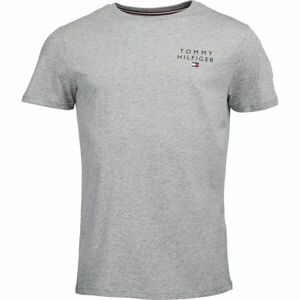 Tommy Hilfiger TH ORIGINAL-CN SS TEE LOGO Pánské tričko, šedá, veľkosť XL