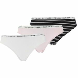 Tommy Hilfiger 3P THONG Dámská tanga, bílá, velikost S