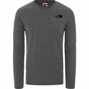 The North Face EASY DEEP M Pánské tričko, šedá, veľkosť L