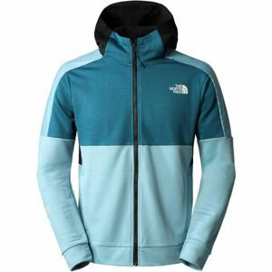 The North Face M MA FULL ZIP FLEECE Pánská flísová mikina, světle modrá, velikost XXL