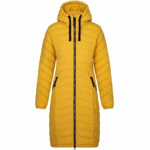 Loap JERUNA Dámský kabát, žlutá, veľkosť M