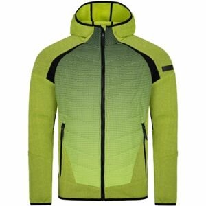 Loap GAELAN Pánský sportovní svetr, světle zelená, velikost S