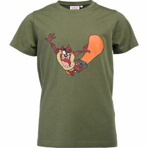 LOONEY TUNES TAZ Chlapecké triko, khaki, velikost 128-134