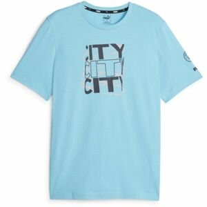 Puma MANCHESTER CITY FOOTBALLCORE TEE Pánské fotbalové triko, světle modrá, veľkosť XXL
