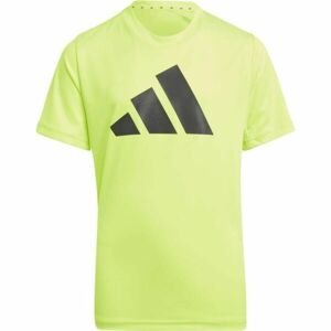 adidas TR-ES LOGO T Chlapecké tričko, žlutá, velikost 152