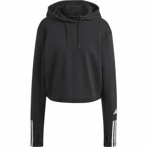 adidas TC 3S HOODIE Dámská tréninková mikina, černá, velikost L