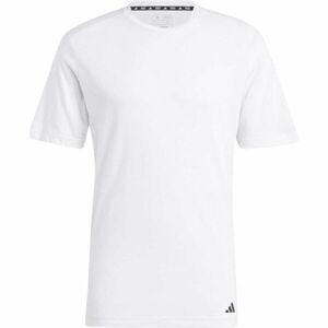 adidas YOGA BASE TEE Pánské sportovní tričko, bílá, velikost XXL