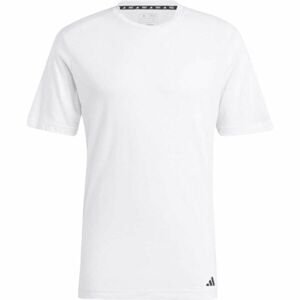 adidas YOGA BASE TEE Pánské sportovní tričko, bílá, velikost S