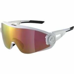 Alpina Sports 5W1NG QV Fotochromatické sluneční brýle, bílá, velikost
