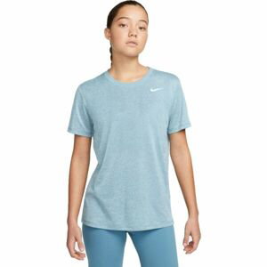 Nike NK DF TEE RLGD LBR Dámské tréninkové tričko, světle modrá, velikost XS