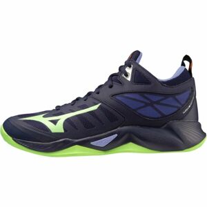 Mizuno WAVE DIMENSION MID Pánská sálová obuv, tmavě modrá, veľkosť 45