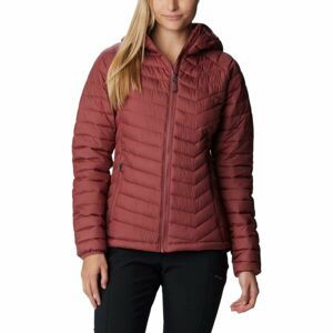 Columbia POWDER LITE HOODED JACKET Dámská bunda, vínová, velikost S