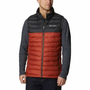 Columbia POWDER LITE VEST Pánská vesta, červená, velikost XL