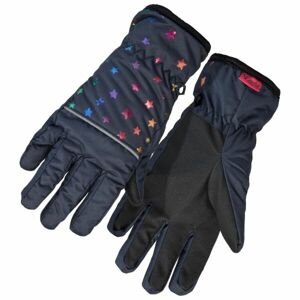 Lewro YALAJA Dívčí zimní rukavice, tmavě modrá, velikost 12-15
