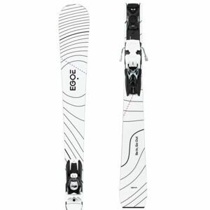 EGOE KONTURA + VSP412 Dámské sjezdové lyže, bílá, velikost 150